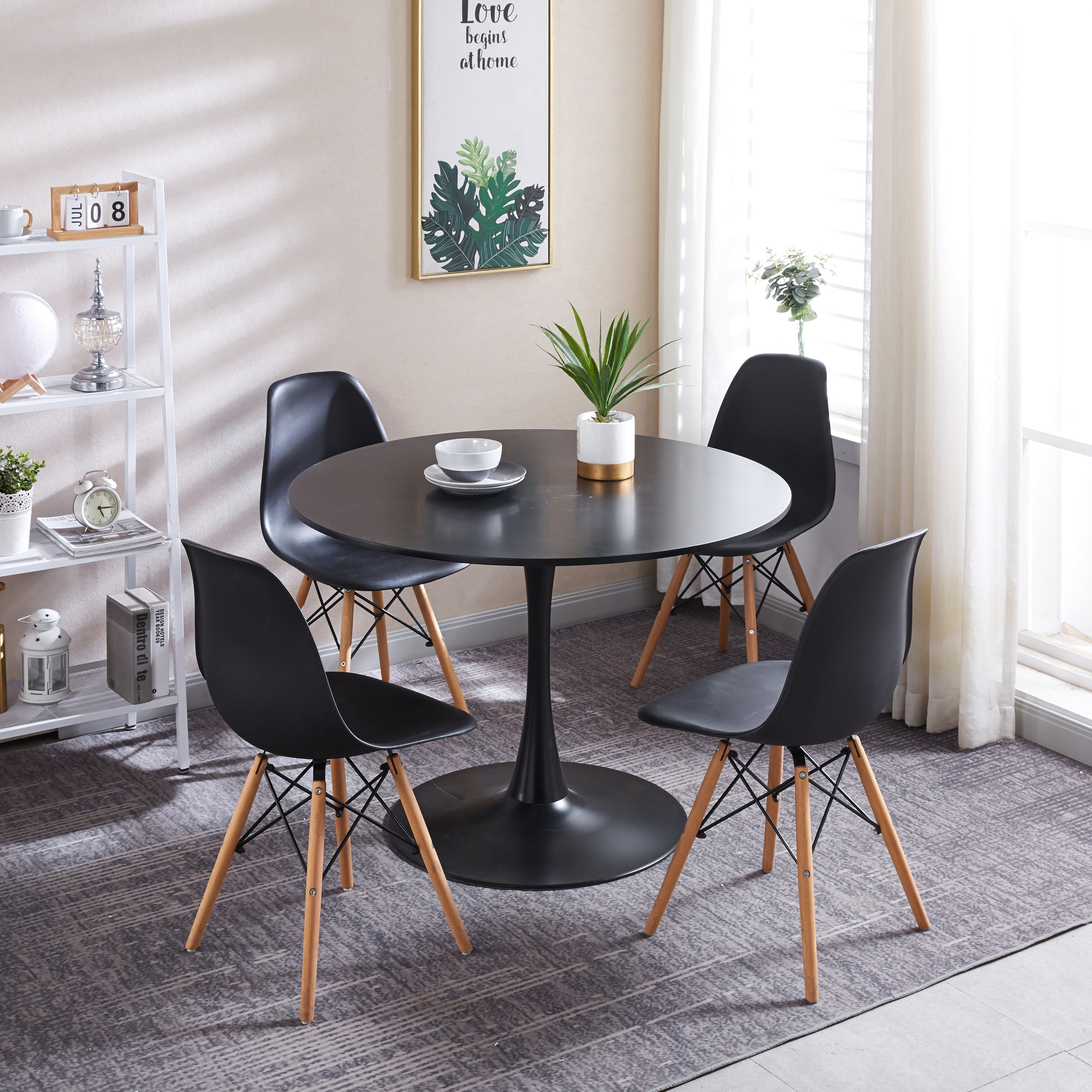 Plastic dining on sale table and chairs
